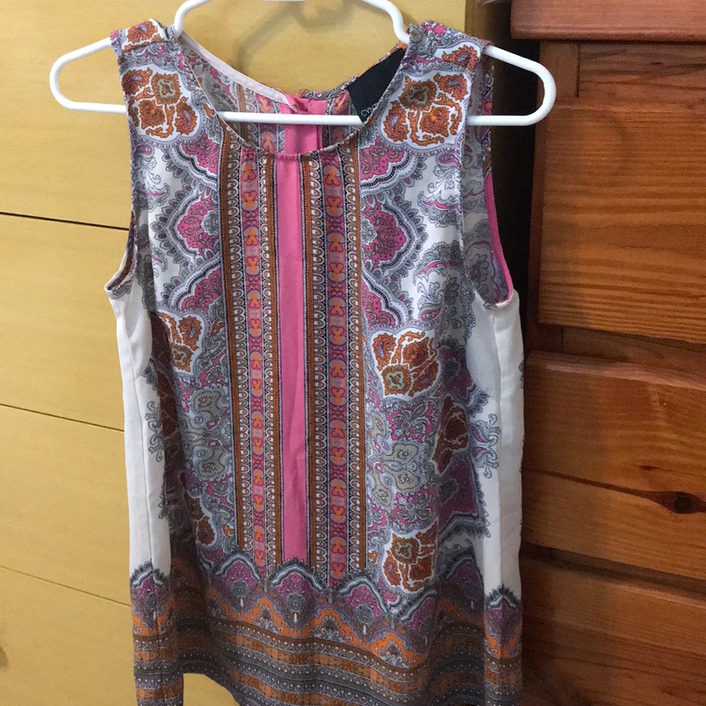 Paisley print tank top
